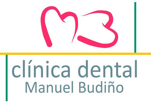 logo clinica dental manuel budiño en santander, cantabria